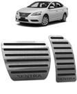 Pedaleira Nissan Sentra 2014 até 2016 - Câmbio automático Preto