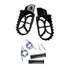 Pedaleira off road crf 230/ tornado/ dt200 preta Pedaleira off road crf 230/ tornado/ dt200 preta