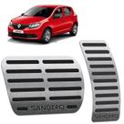 Pedaleira Renault Sandero 2014 até 2019 - Câmbio automático Preto