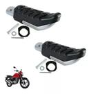 Pedaleira traseira dir/esq aluminio/borr cg 160 titan-fan-start-cargo