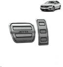 Pedaleira Volkswagen Jetta 2019 até 2021 - Câmbio automático Preto