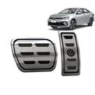 Pedaleira Volkswagen Virtus 2023 até 2026 - Câmbio automático Preto