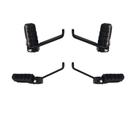Pedaleiras para Descanso CB500X 2013 A 2021 Preto