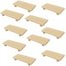 Pedestal Bandeja de Madeira Pinus Suporte para Velas Sabonete Multiuso Decoração