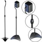 Pedestal Caixa Som Home Theater Base Pesada Ajuste Altura Pré Montado SCT-02-B
