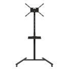 Pedestal Com Bandeja E Ajuste De Altura Para TV De 19" A 56" PRETO