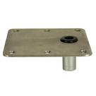 Pedestal de assento de barco Springfield KingPin 7 x 7 em aço inoxidável offset