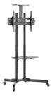 Pedestal de Chão com Rodas para TV Modelo A06V6_S (ELG)