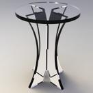 Pedestal Expositor em Acrílico 3mm Modelo 2 Médio para Vitrine e Balcão