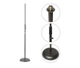 Pedestal microfone stagg base redonda mis 1120 bk