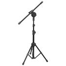 Pedestal P/ Microfone Visão VPE4 Preto 2 Estágios de Altura - VISAO