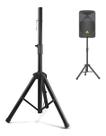 Pedestal Para Caixa De Som Preto Com Pino De Trava Probass