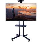 Pedestal Para Tv Com Rodinhas Suporte Chão com Rodizio Led lcd 3270 Movel Chão