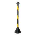 Pedestal Plástico Zebrado Pt/Am 90 Cm Plastcor
