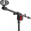 Pedestal Suporte Microfone Girafa Com Cachimbo E Regulagem