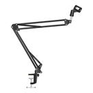 Pedestal suporte para microfone braco articulado smart sm081