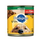 Pedigree Lata Adulto Carne ao Molho 290g Para Cães