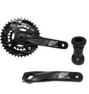 Pedivela bike duplo integrado 24/38t aluminio 10/11v 170mm