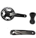 Pedivela integrado coroa removivel 34t aluminio 11/12v 170mm