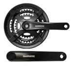Pedivela Shimano Tourney FC-TY301 48-38-28d 175mm com Protetor de Coroa preto
