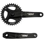 Pedivela Single Absolute Wild Coroa 34d Alumínio 175mm Mtb