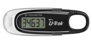 Pedomômetro U-Trak Contador de Passos 3D com Clipe e Mosquetão Pedomômetro U-Trak Contador de Passos 3D com Clipe e Mosquetão