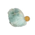 Pedra Água Marinha Bruta Natural Berilo Azul 100 a 150g 12cm