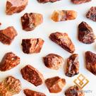 Pedra Bruta de Calcita Vermelha Cristal Natural 2cm Calma e paciência