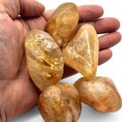 Pedra Grande Cristal Citrino 100g A 120g- (100% Natural)