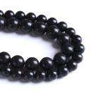 Pedra natural de miçangas jiejinyu Shungite de 6 mm para fabricação de joias