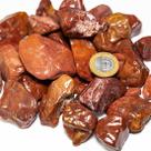 Pedra Natural Jaspe Africano Rolado GG 1kg - 40 a 55mm Tipo A