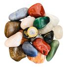 Pedra Natural Sortida Rolada Mista Grande 4-6cm - 500g Pedra Natural Sortida Rolada Mista Grande 4-6cm - 500g