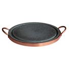 Pedra para Carnes Pedra Sabão com Alça de Cobre 36 Cm