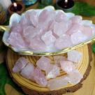 Pedra quartzo rosa bruto até 2 cm - amor e paz - cristal natural