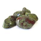 Pedra Rolada Jaspe Sangue de Dragão - Pacote com 250g
