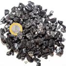 Pedra Turmalina Preta Bruta Grão 20mm Aprox. Para Indústria - 50kg
