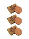 Pedra umidificadora RAW Hydrostone Terracotta de 1,5 polegadas, pacote com 3
