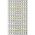 Pedraria 1/2 Pérola 8MM Pérola Adesiva Pacote com 12