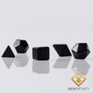 Pedras de Obsidiana Mini sólidos Platônicos de Cristal