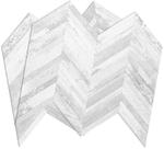 Peel and Stick Backsplash DICOFUN Herringbone Vintage White