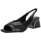 Peep toe feminina salto grosso piccadilly 543093