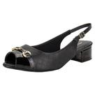 Peep toe feminino salto grosso piccadilly 114157