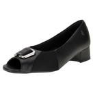 Peep toe feminino salto grosso usaflex aa2709 Peep toe feminino salto grosso usaflex aa2709