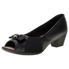 Peep toe feminino salto grosso usaflex mm1501 Peep toe feminino salto grosso usaflex mm1501