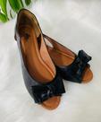 Peep toe preta