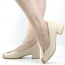 Peep Toe Salto Bloco Fivela