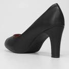Peep Toe Vizzano Meia Pata Embutida Salto Alto Feminino 1840.300