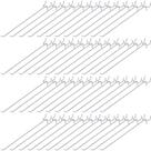 Peg Board Hooks Funrous, aço inoxidável, 25 cm, pacote com 100