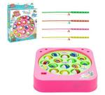 Pega Peixe Quadrado com 15 Peixes Rosa Art Brink 5951