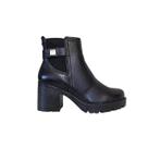 Pegada Coturno Feminino em Couro Salto 7 cm Ref. 282603 -